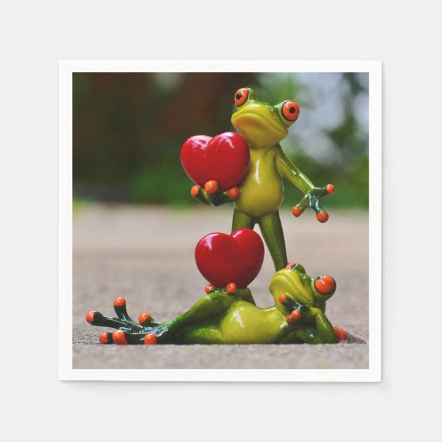 Guardanapo de papel Nossos Corações (Frente)