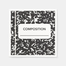 Guardanapo De Papel Notebook Back to School Composition