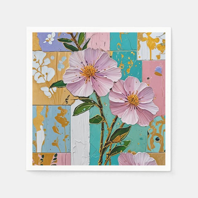 Guardanapo De Papel Notebook Floral Delight (Frente)