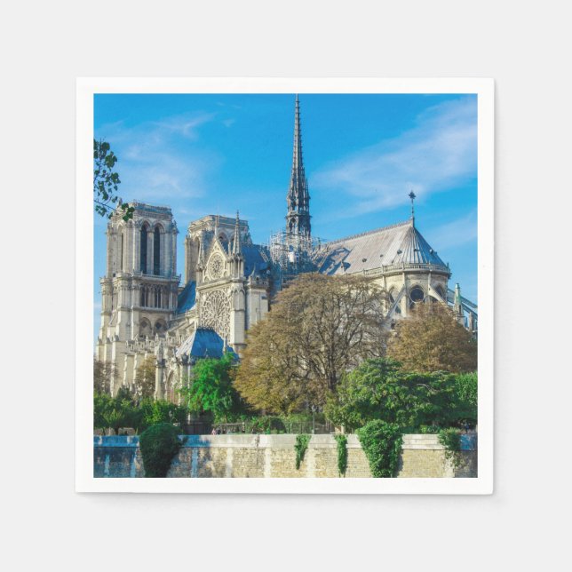Guardanapo De Papel Notre Dame de Paris, França (Frente)
