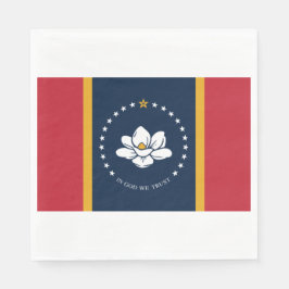 Guardanapo De Papel Nova bandeira do Mississípi