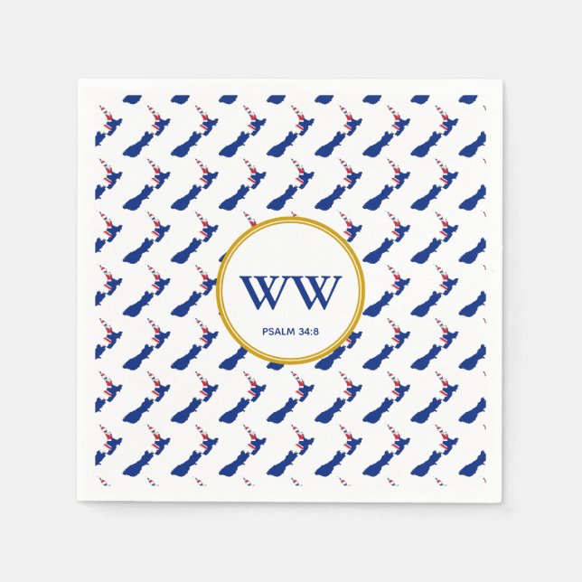 Guardanapo De Papel NOVA Festa de Herança de Aniversário da Celebração (Frente)