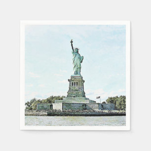 Guardanapo De Papel Nova Iorque - estátua da liberdade