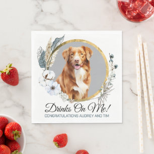 Guardanapo De Papel Novia Scotia Duck Tolling Retriever Wedkin