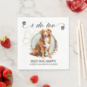 Guardanapo De Papel Novia Scotia Duck Tolling Retriever Wedkin