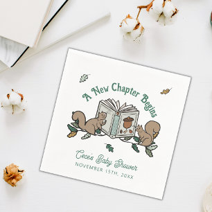 Guardanapo De Papel Novo capítulo do Woodland Storybook começa Chá de