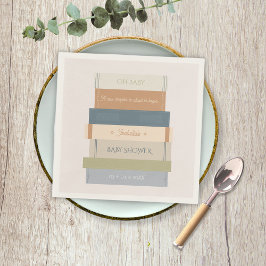 Guardanapo De Papel Novo capítulo Storybook Book Oh Chá de fraldas