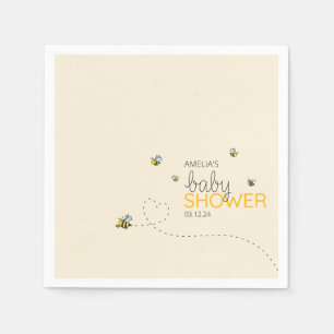 Guardanapo De Papel Novo Tema de Chá de Mamãe-Bee