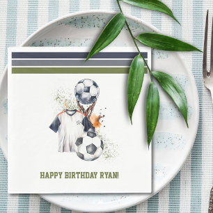 Guardanapo De Papel Núcleo de Festa de aniversário desportivo
