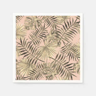Guardanapo De Papel Núcleo tropical folha de palma
