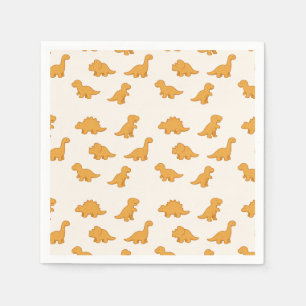 Guardanapo De Papel Nuggets de Frango Dinossauro Brincadeira Divertida