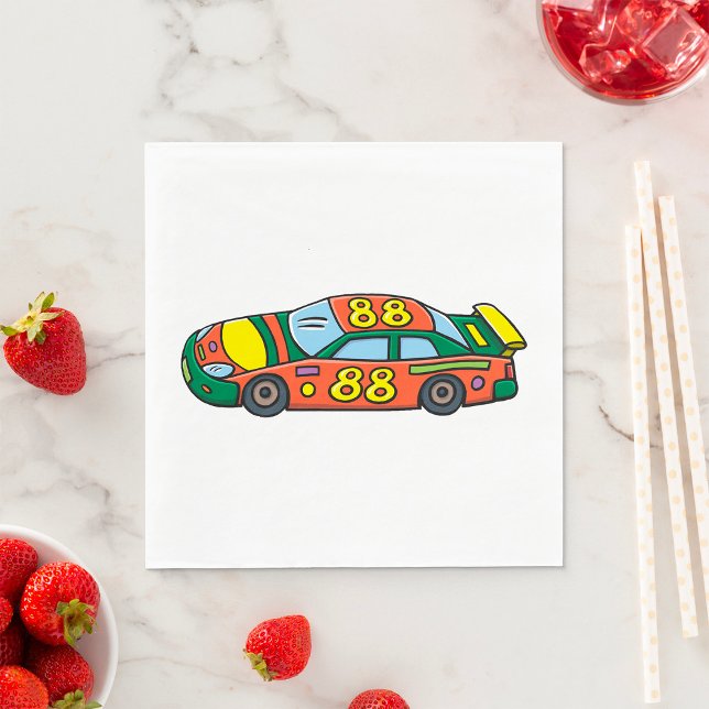 Guardanapo De Papel Número de Carro Race 88 (Criador carregado)