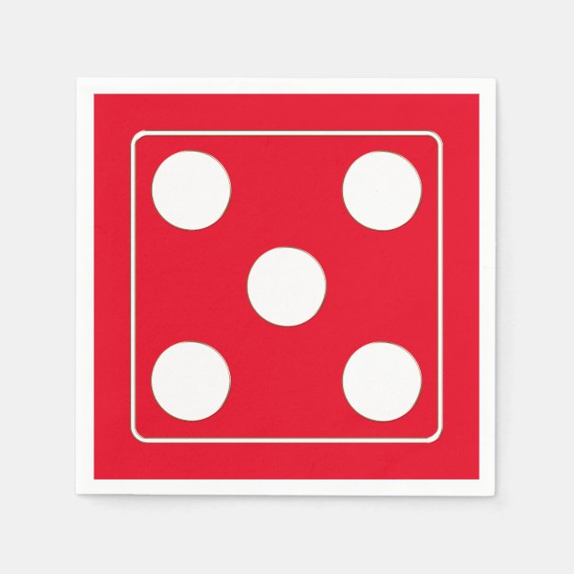 Guardanapo De Papel Números de pílulas brancas 5 + seu traseiro. (Frente)