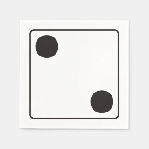 Guardanapo De Papel Números DICE de tubulações 2 + seu backgr.