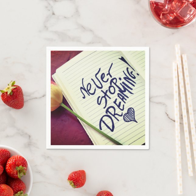 Guardanapo De Papel Nunca Desistir (Insitu)