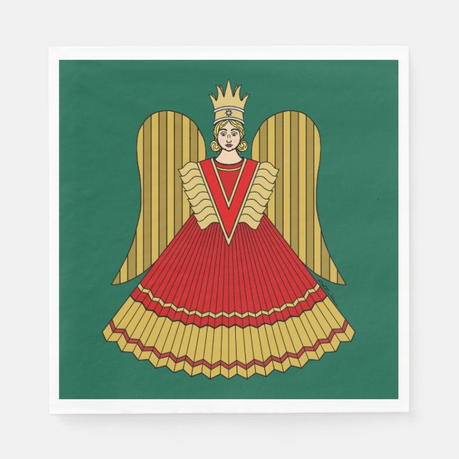 Guardanapo De Papel Nuremberg Christmas Angel (Frente)