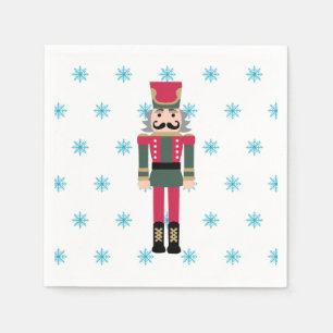 Guardanapo De Papel Nutcracker Balé Ilustração Snowflake Napkins