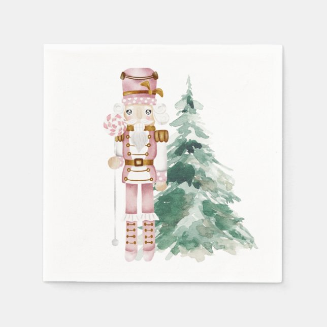 Guardanapo De Papel Nutcracker do inverno (Frente)