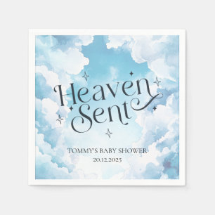 Guardanapo De Papel Nuvens Azuis Enviadas pelo Céu Nome Personalizado