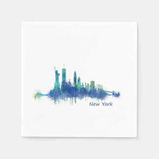 Guardanapo De Papel NYC New York Skyline v5