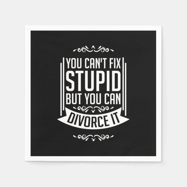 Guardanapo De Papel O Advogado Pode Divorciá-Lo (Frente)