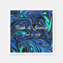 Guardanapo De Papel O Amor É Azul