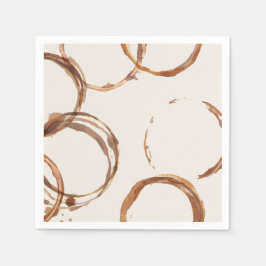 Guardanapo De Papel O amor é criar anéis de café