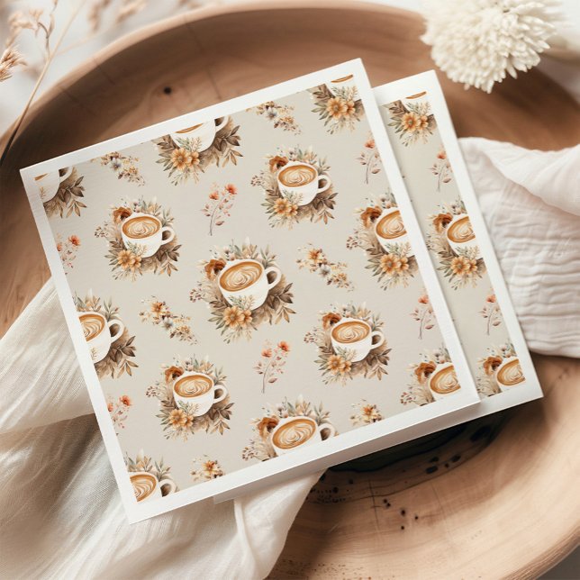 Guardanapo De Papel O amor é criar Chá de panela de café (Criador carregado)