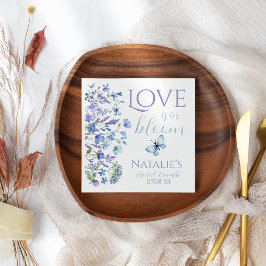 Guardanapo De Papel O Amor Está em Flor Enxurrada Floral Chá de Noiva