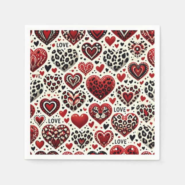 Guardanapo De Papel O amor está no ar (Frente)