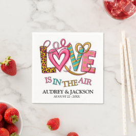 Guardanapo De Papel O Amor Está No Ar Casamento