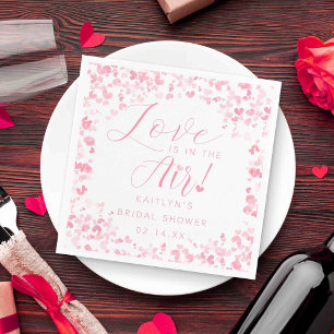 Guardanapo De Papel O Amor Está No Ar Dia dos Namorados Chá de Noiva