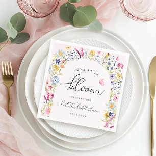 Guardanapo De Papel O amor está no Bloom Floral Napkins