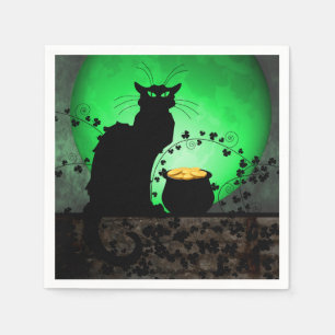 Guardanapo De Papel O bate-papo de St Patrick Noir