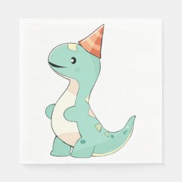 Guardanapo De Papel O bebê é Dino Mite! Dinossauro Cinto Aniversário T