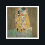 Guardanapo De Papel O Beijo - Gustav Klimt<br><div class="desc">Famoso quadro romântico de Gustav Klimt. O Beijo é uma bela obra-prima para amantes verdadeiros da arte do excelente. Esta é a imagem de maior qualidade que você pode encontrar no Zazzle e,  portanto,  você pode esperar uma impressão de alta qualidade em muitas ideias de presentes do Klimt excelente.</div>