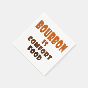 GUARDANAPO DE PAPEL - o BOURBON é comida do