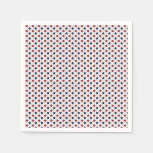 Guardanapo De Papel O branco vermelho e azul