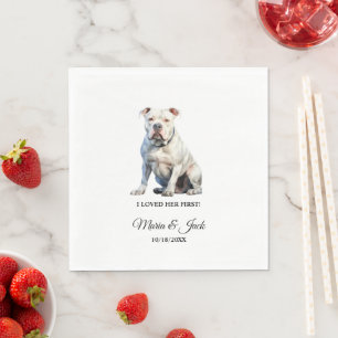 Guardanapo De Papel O Cachorro Americano Que Amava O Primeiro Casament