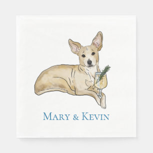 Guardanapo De Papel O cão Napkins chiwawa da Mary