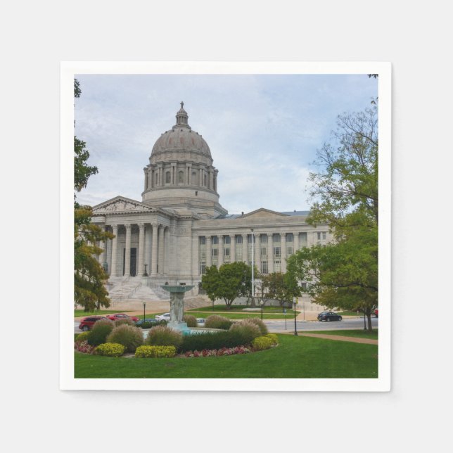 Guardanapo De Papel O Capitólio do Missouri (Frente)