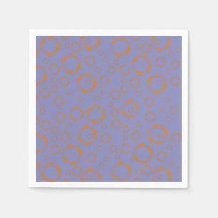 Guardanapo De Papel o círculo roxo alaranjado feminino esquadra o