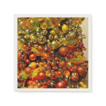 O Citrus Tree Photo Cocktail Napkins Da Flórida