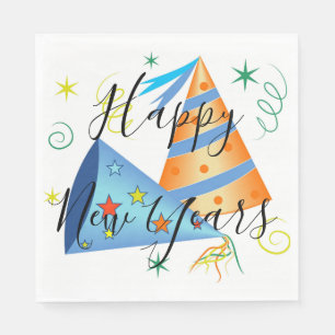 Guardanapo De Papel O feliz ano novo