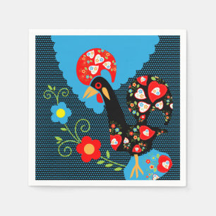 Guardanapo De Papel O galo de Portugal