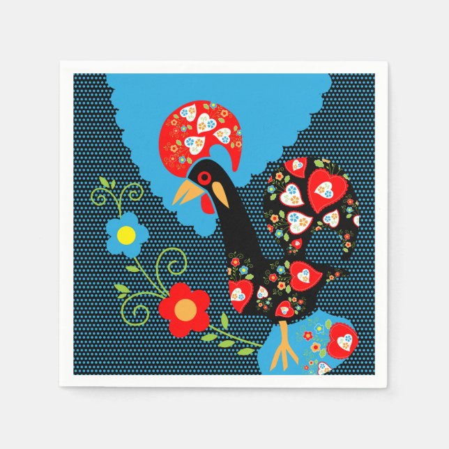 Guardanapo De Papel O galo de Portugal (Frente)