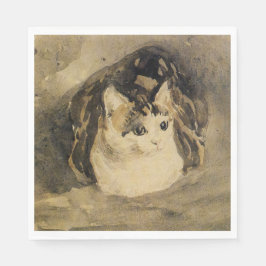 Guardanapo De Papel O Gato (de Gwen John)