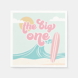 Guardanapo De Papel O Grande Aniversário da Praia Rosa