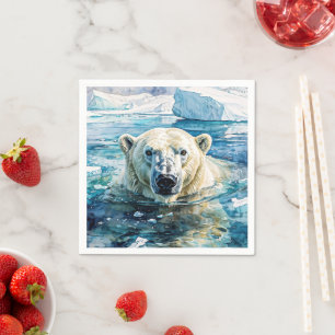 Guardanapo De Papel O Guardião do Gelo vigilante