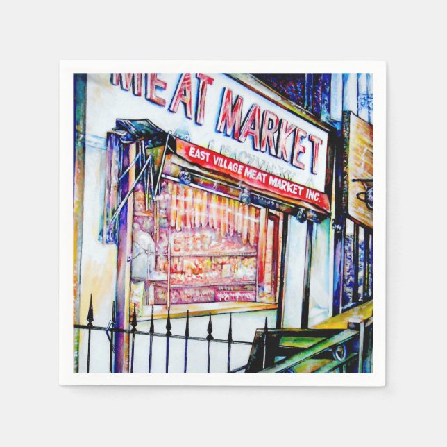 Guardanapo De Papel O Jardim da Sabedoria do East Village (Frente)